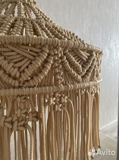 Люстра потолочная дизайнерская, абажур