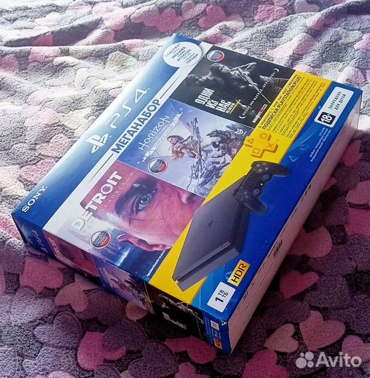 Ps4 slim 1тв +rage2