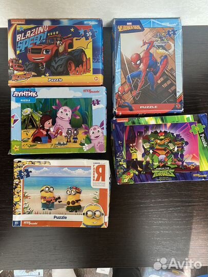 Пазлы разных пазмеров от 24 до 560