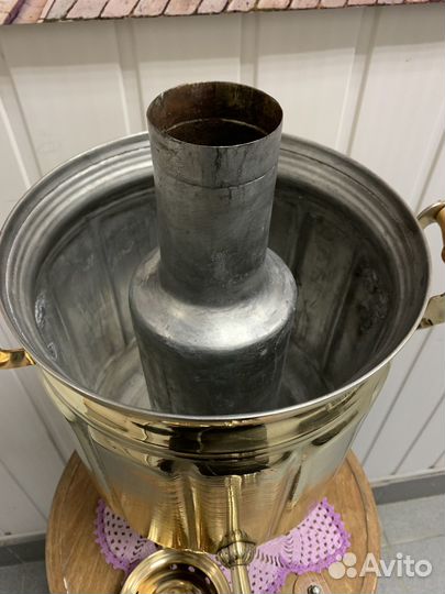 Самовар угольный на дровах 8л Тула