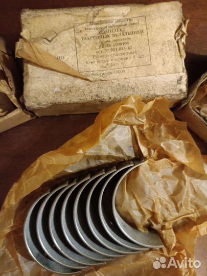 Комплект шатунных и коренных вкладышей