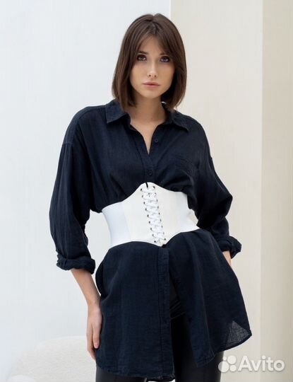 Пояс корсет белый новый