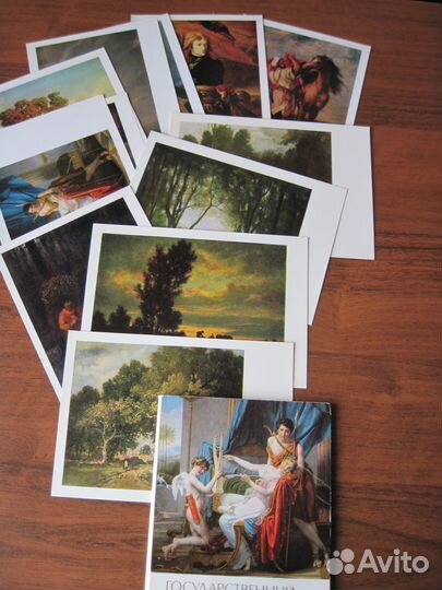Наборы открыток СССР. живопись