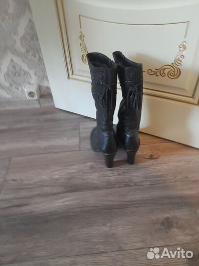 Сапоги натуральная кожа натуральная мех