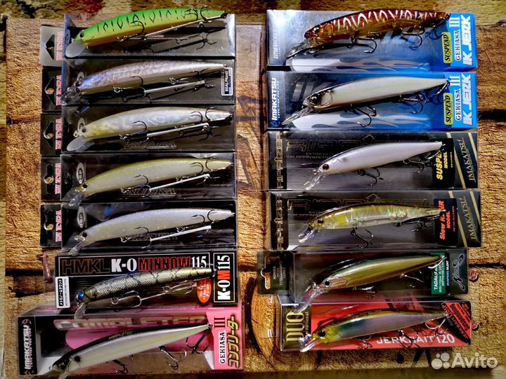 Японские воблеры OSP, deps, Evergreen