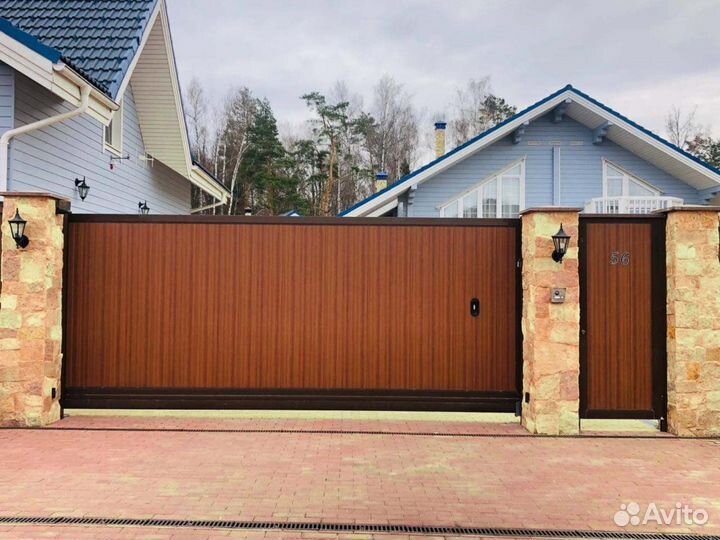 Откатные ворота от производителя 6м