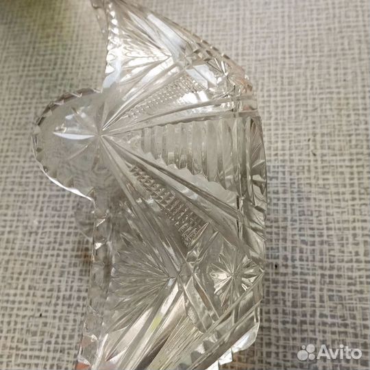 Хрустальная конфетница СССР
