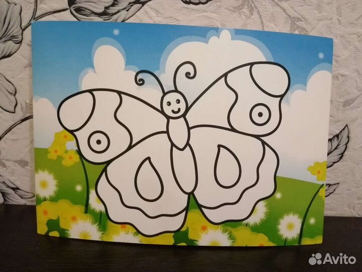 Раскраска пластилином 