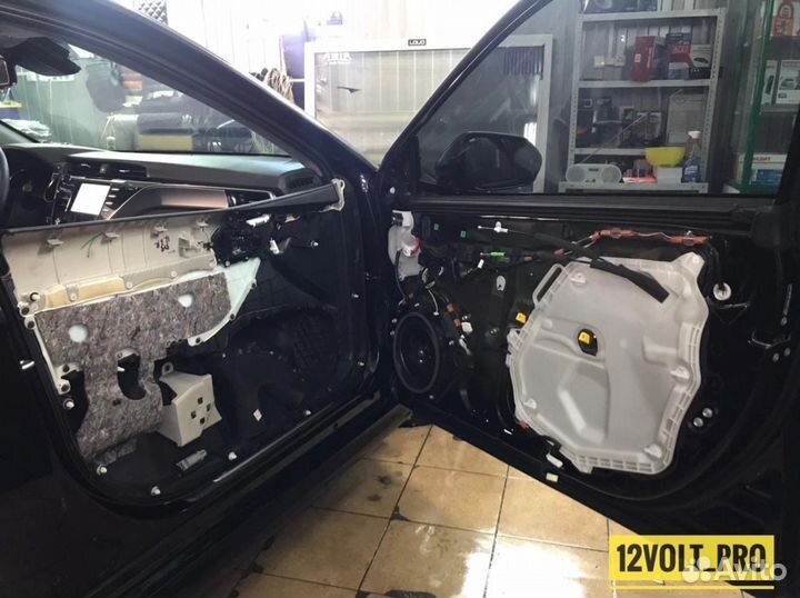 Шумоизоляция автомобиля потолок двери пол крыша