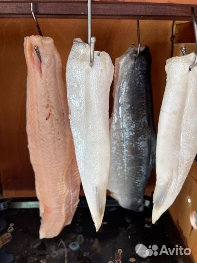 Горбуша/форель/скумбрия/ терпуг холодного копчения