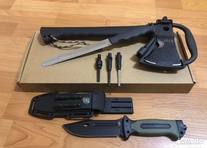 Топор с ножом