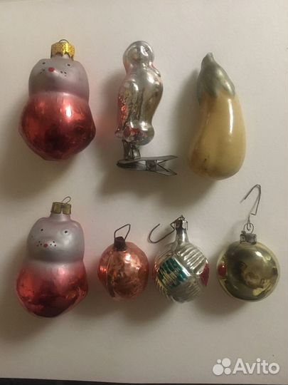 Ёлочные игрушки СССР