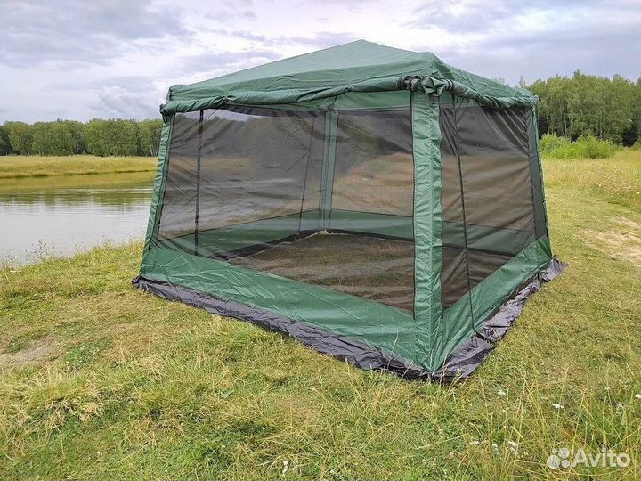 Шатёр тент металлический каркас, усиленный