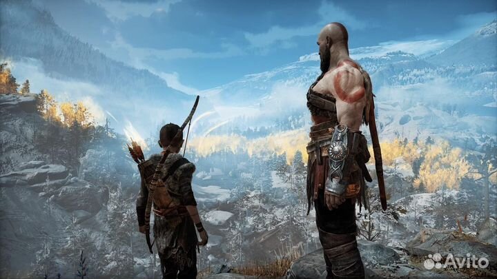 God of War 2018 диск для PS4