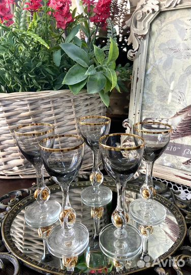 Ликерные рюмки Zlata Zuzana Чехословакия