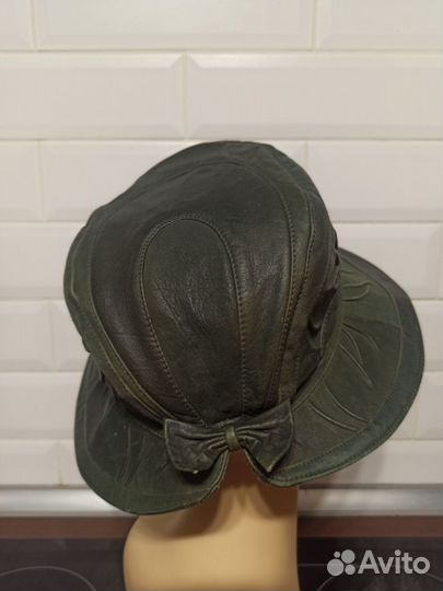 Шляпы женские СССР из кожи