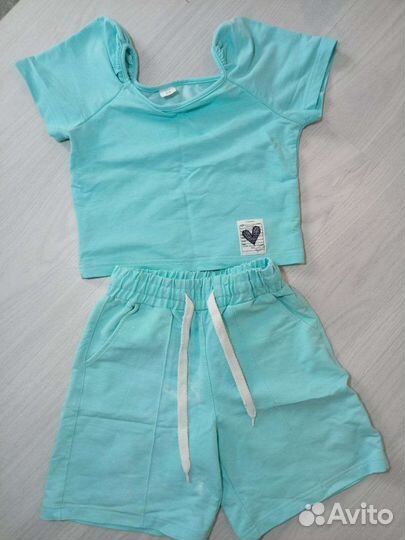 Вещи пакетом на девочку 140-146