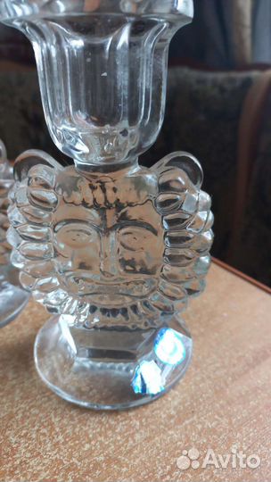 Подсвечник хрустальный СССР