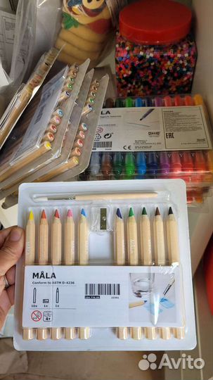 Мола карандаши фломастеры IKEA
