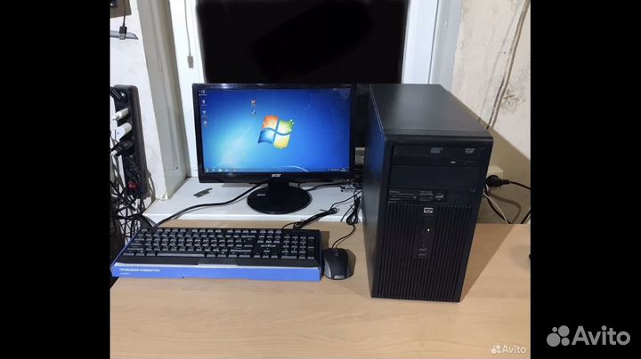 Игровой компьютер в сборе