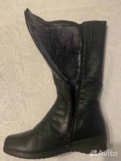 Сапоги женские натуральная кожа