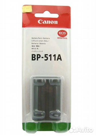 Аккумулятор canon BP- 511A (CB-5L/CG-570/CG-580)