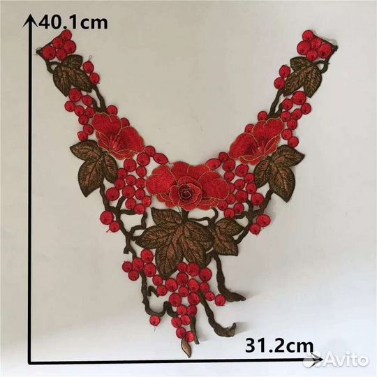 Новый кружевной воротник, нашивка