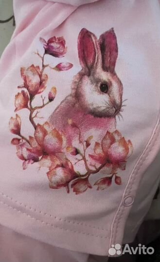 Костюм для новорожденной девочки размер 80 86