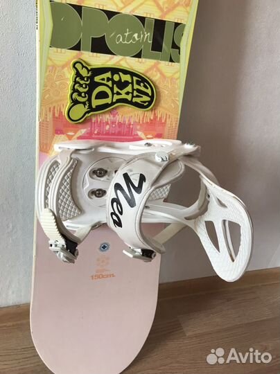 Сноуборд С Креплениям 150см atom В Хорошем Сос