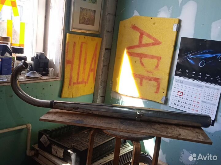 Правый глушитель мотоцикла Иж Юпитер 5