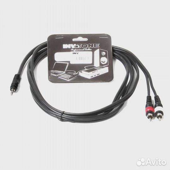 Кабель, 3,5 джек - 2х RCA invotone ACA2005 5 м