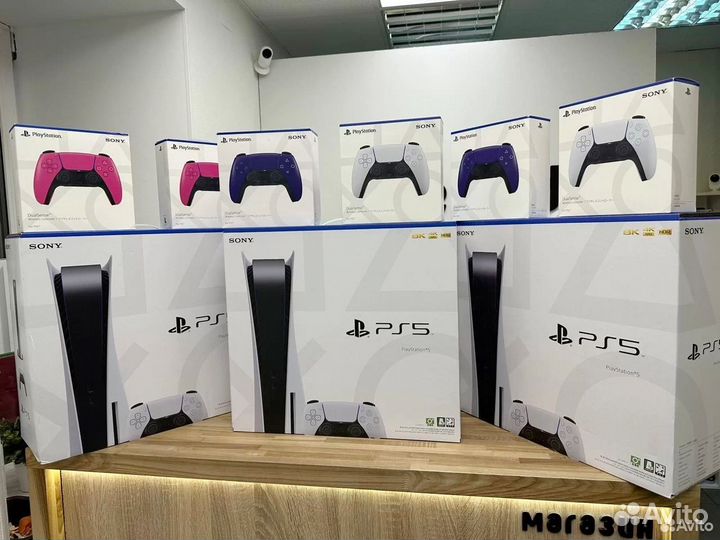 Sony playstation 5 новая + год гарантия + 700 игр