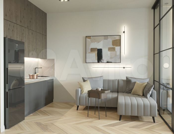 Гостиница, 21.6 м²