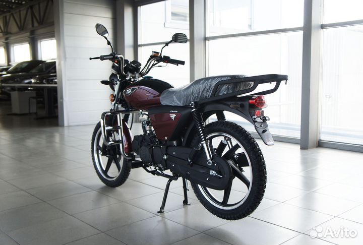 Мопед Vento Riva II RX (Бордовый) (Диск. тормоз)