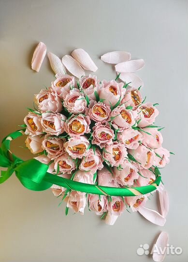 Сладкие букеты из конфет