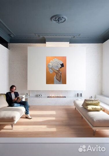 Картина маслом на холсте 50/70 «Утро»