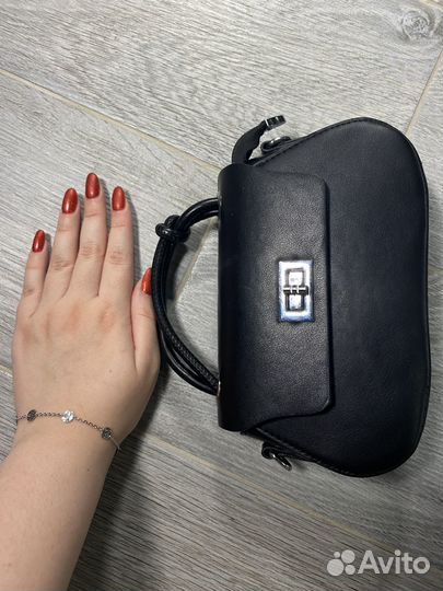 Женская мини сумочка черного цвета