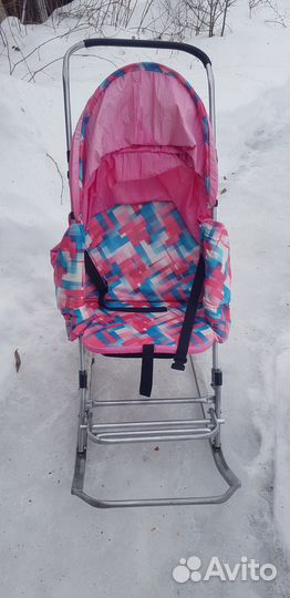 Коляска санки