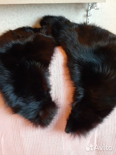 Песцовый воротник новый