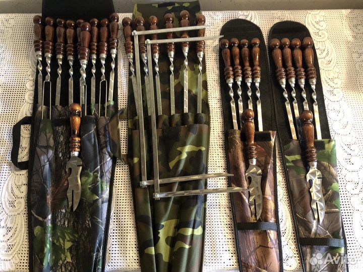 Набор шампуров в чехле