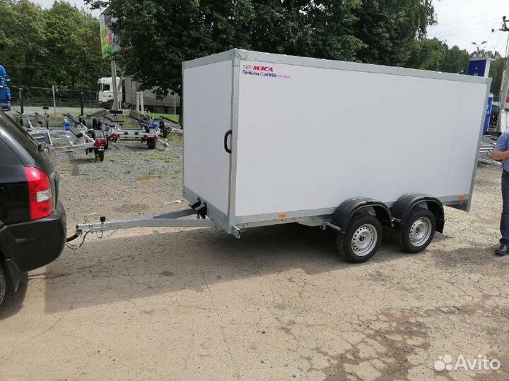 Прицеп фургон для снегохода и другой техники.Арива