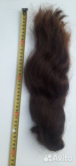 Волосы натуральные срез 40см