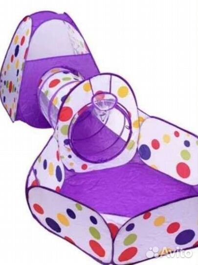 Детский игровой комплекс. Палатка и сухой бассейн