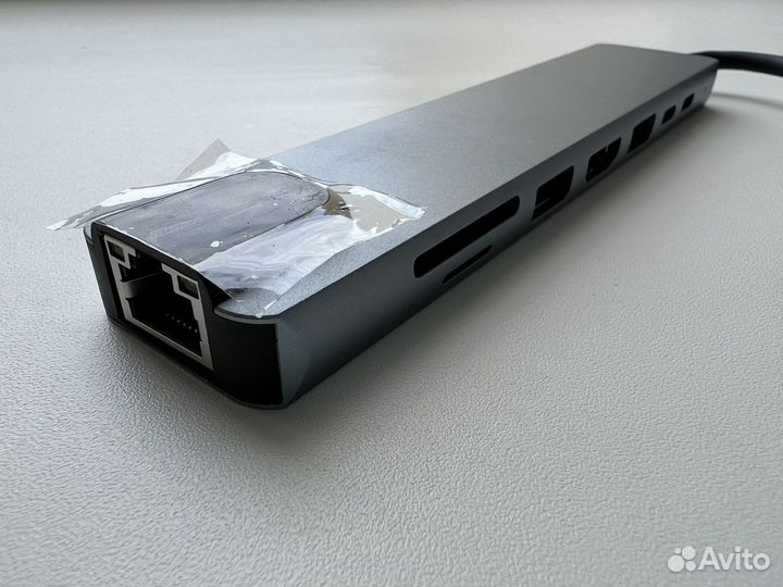 Type c адаптер 8 в 1 переходник macbook