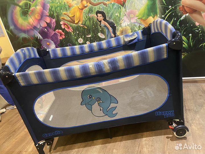 Манеж- кровать capella happi zoo