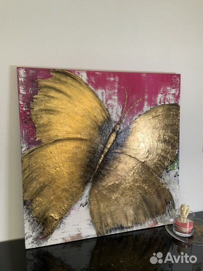 Бабочка картина интерьерная