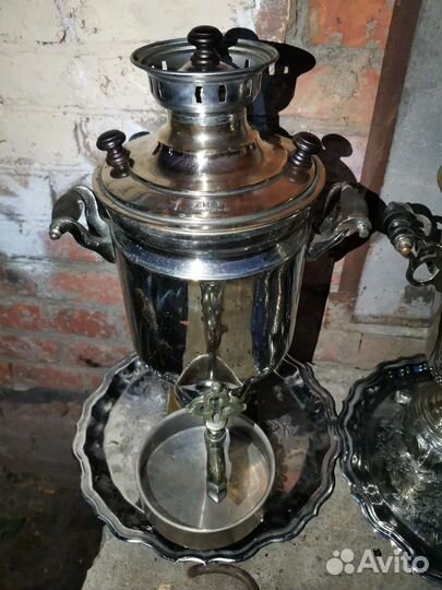 Самовар 3, 4, 5, 6, 7, 8, 9, 10 л с съем трубой от