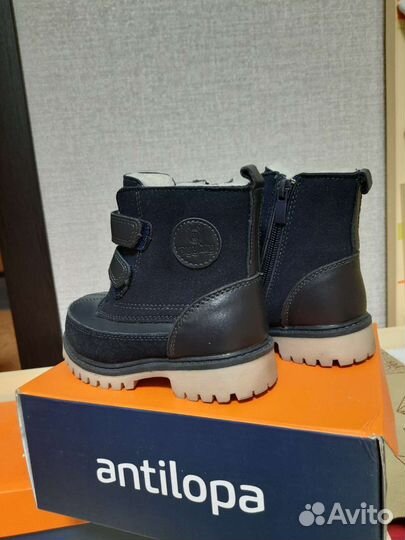 Ботинки детские 24 размер, зима, для мальчика