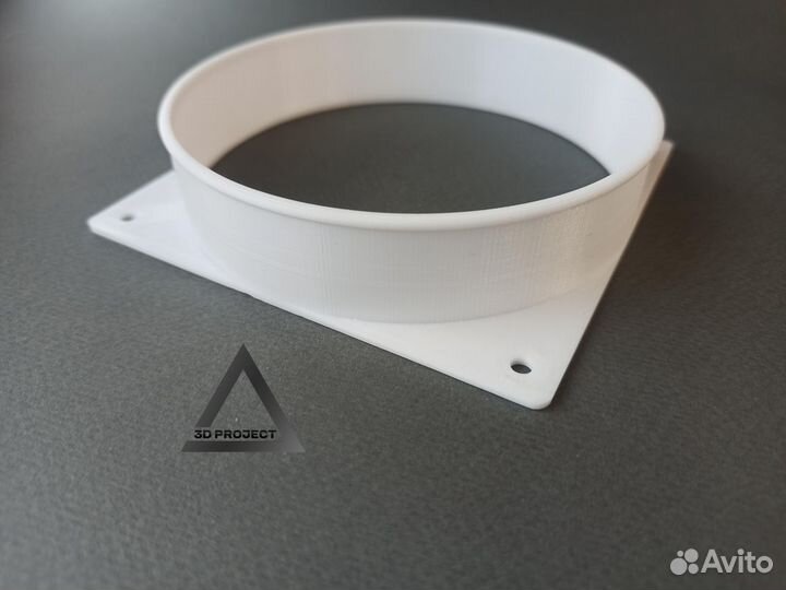 Переходник, фланец на asic под гофру