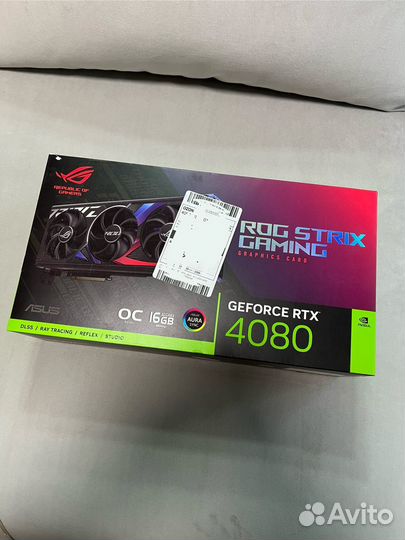 Видеокарта Asus RTX 4080 ROG Strix OC 16 гб